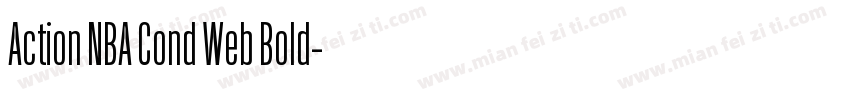 Action NBA Cond Web Bold字体转换